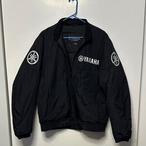 Yamaha Black Bomber Jacket for Men